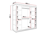 Garderobeskab Hartford 256