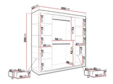 Garderobeskab Hartford 256