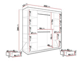 Garderobeskab Hartford 256