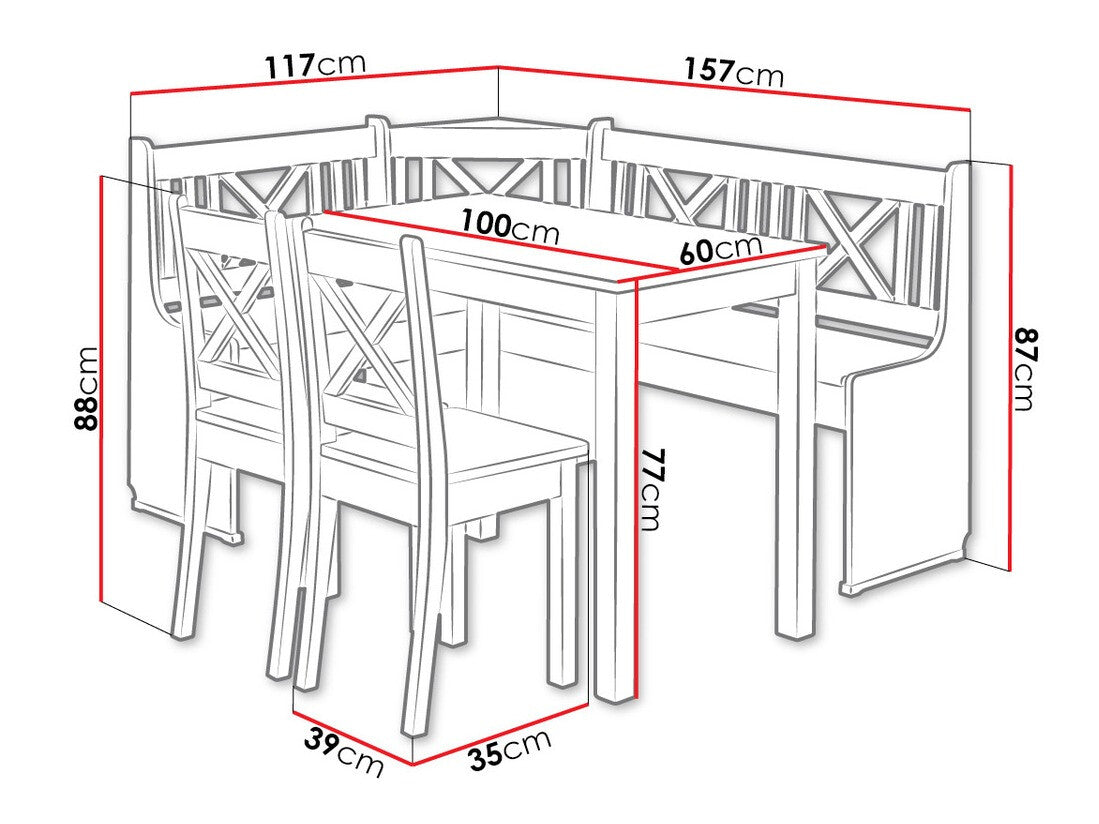 Køkkenhjørne Edmond 107