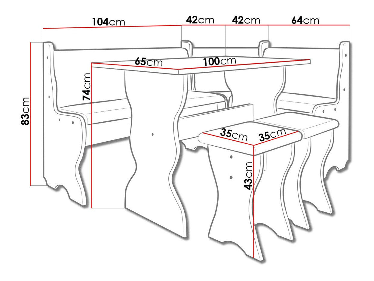Køkkenhjørne Reading 100