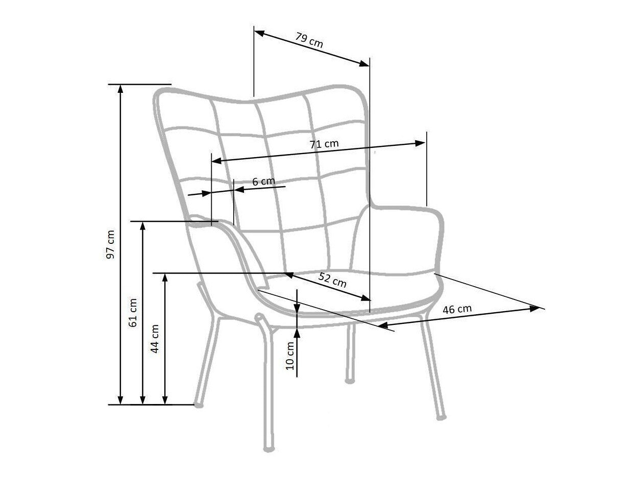 Lænestol Houston 868