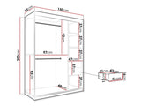 Garderobeskab Hartford 254