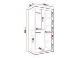 Garderobeskab Hartford 240