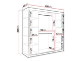 Garderobeskab Hartford 244