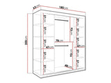 Garderobeskab Hartford 243