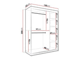Garderobeskab Hartford 242