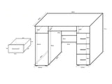 Skrivebord Murrieta A126