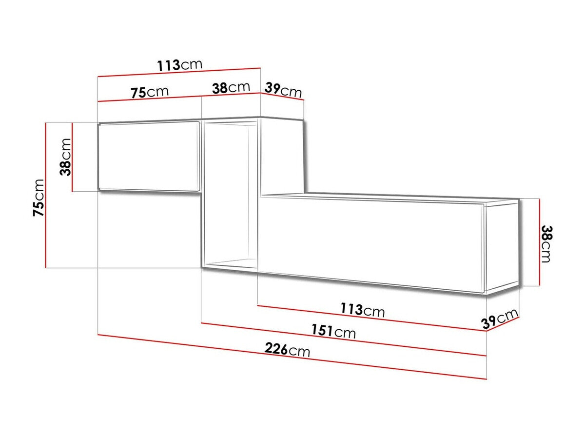 TV stand Charlotte C116