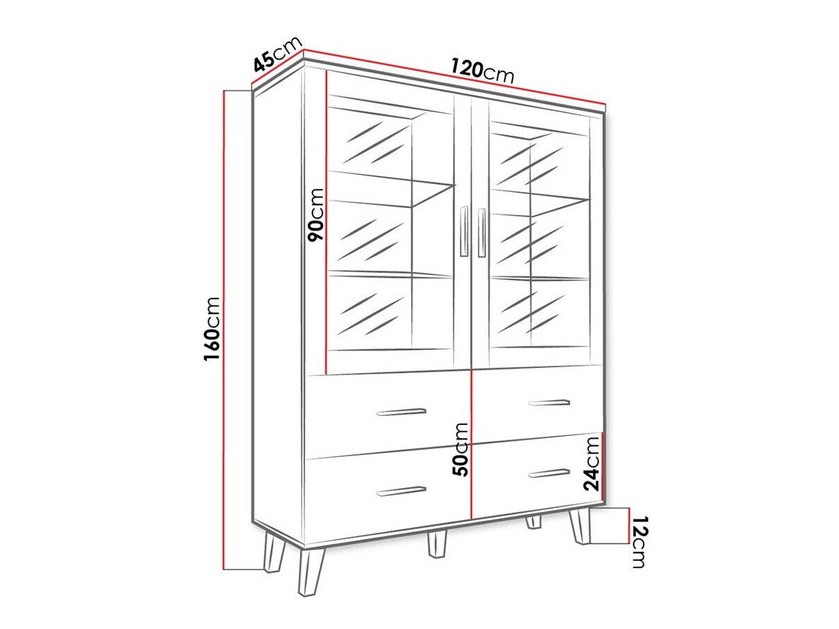 Display cabinet Charlotte G110