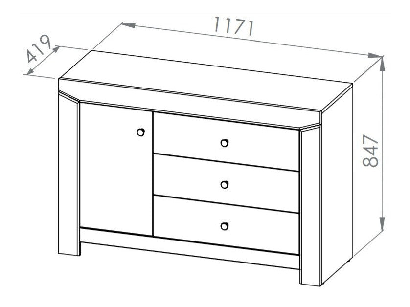 Kommode Mavevare 104