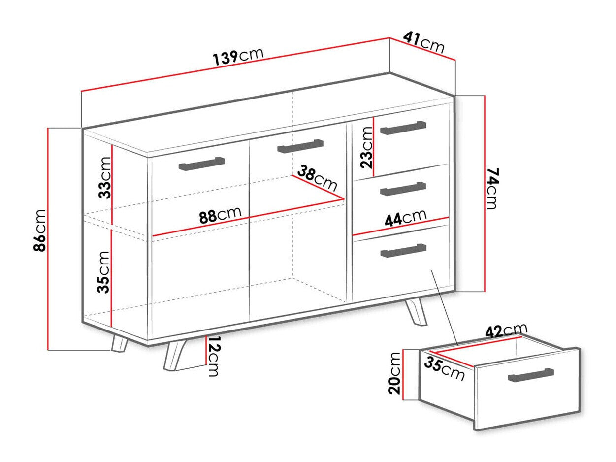 Møbelsæt Honolulu A108