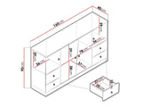 Chest of drawers Akron M105
