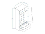 Garderobe Akron L100