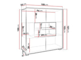 Display cabinet Providence B100