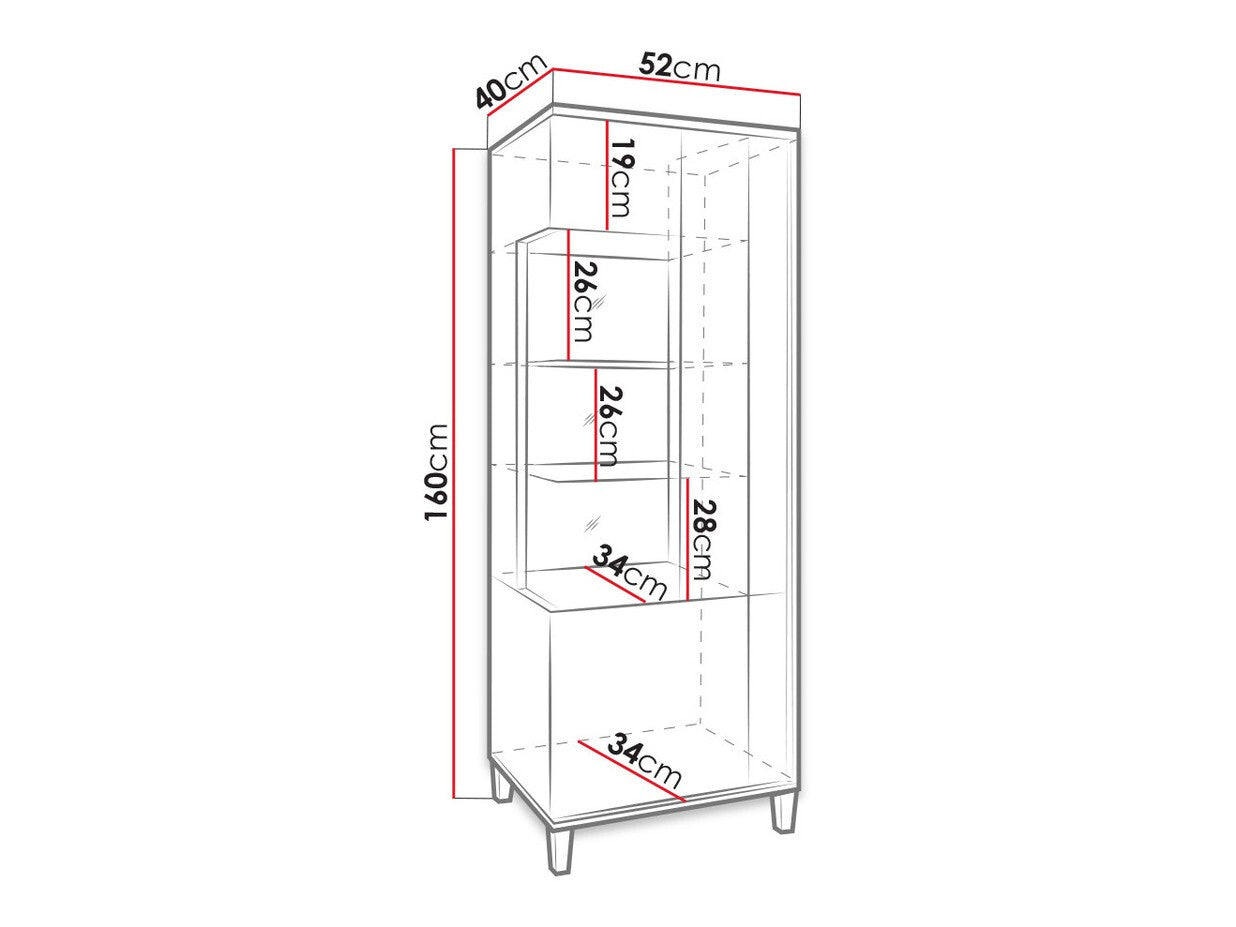 Display cabinet Nashville B110