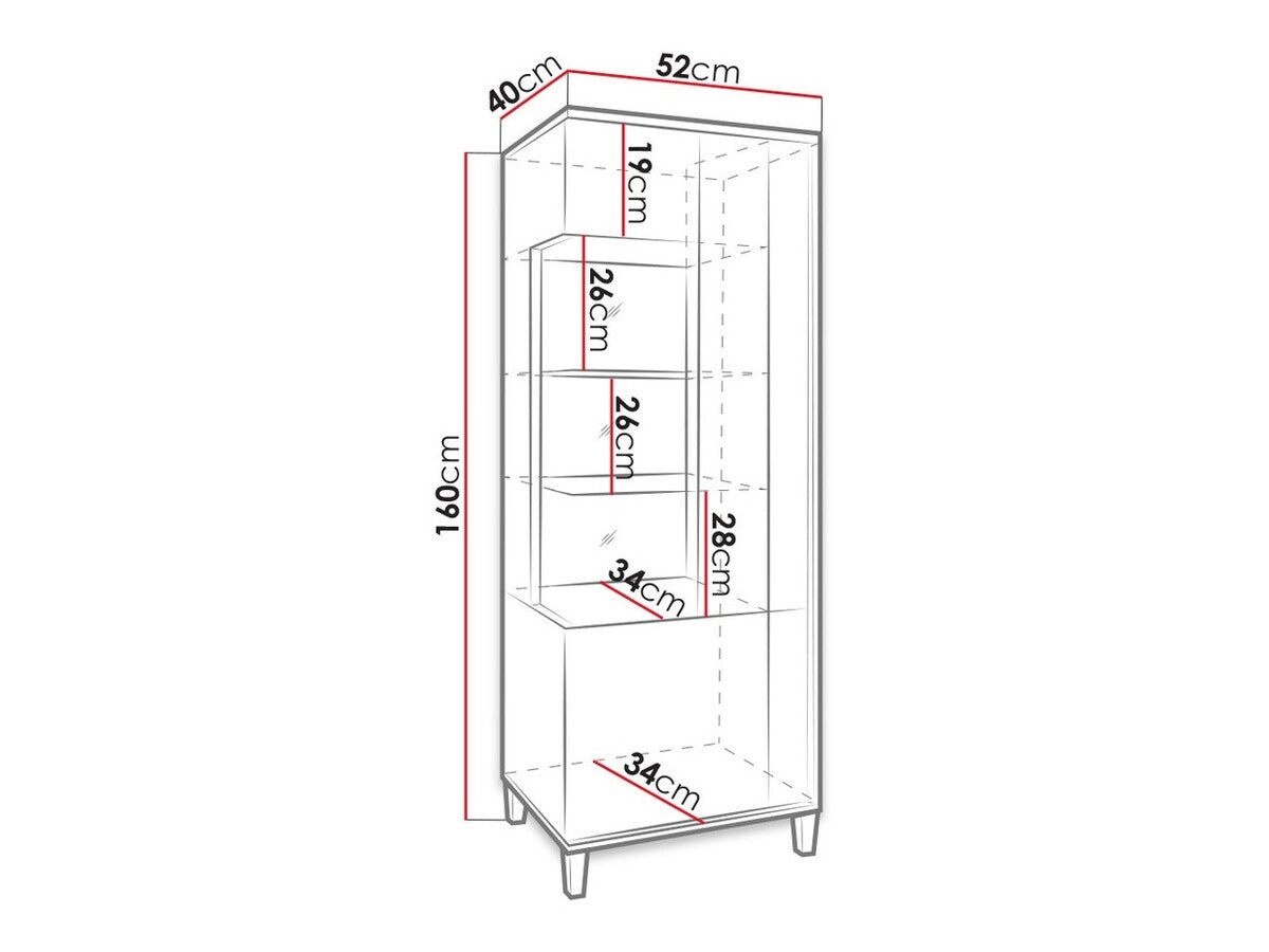 Display cabinet Nashville B110