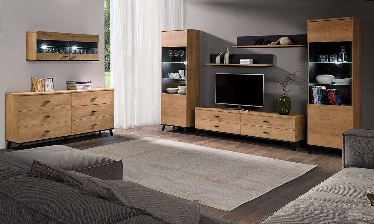 Wall mounted display cabinet Toledo F108