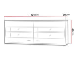 Wall mounted display cabinet Toledo F108