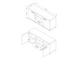 TV-bord Murrieta B102
