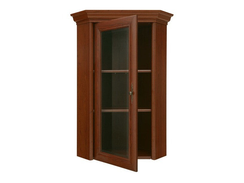 Vægmonteret hjørnevitrine Vendore 111
