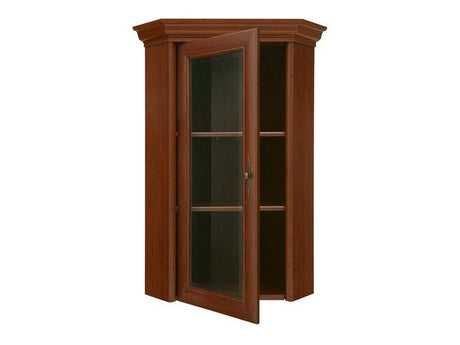 Vægmonteret hjørnevitrine Vendore 111