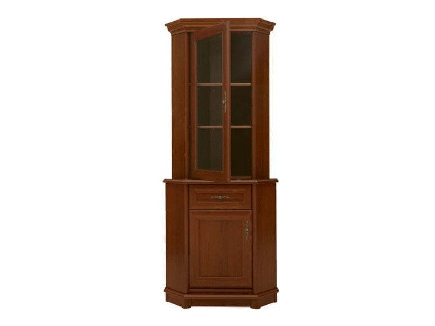 Vægmonteret hjørnevitrine Vendore 111