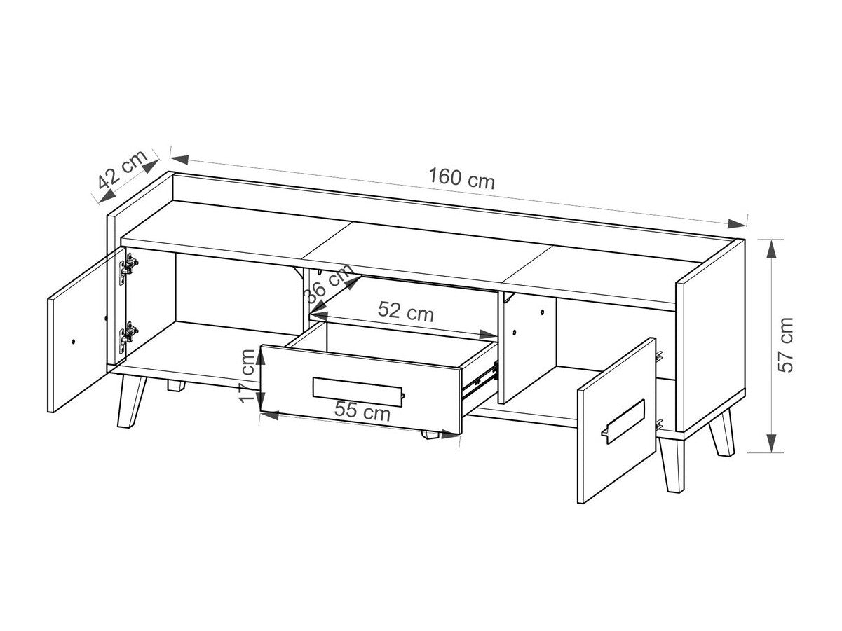 TV-bord Ogden G106