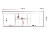 Wall shelf Toledo E104