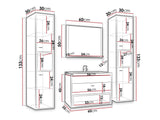 Bathroom set Providence J101
