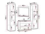 Bathroom set Providence J101