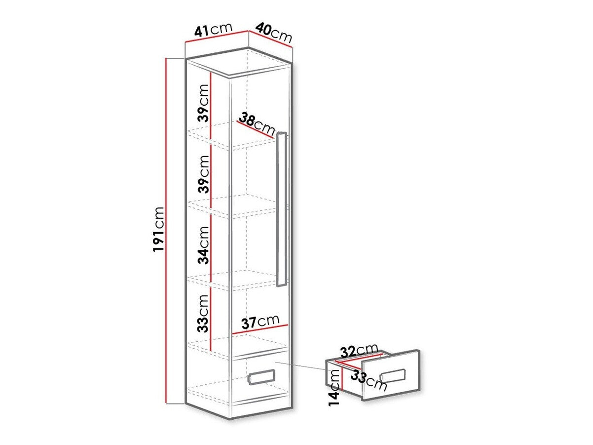Bookcase Akron J105
