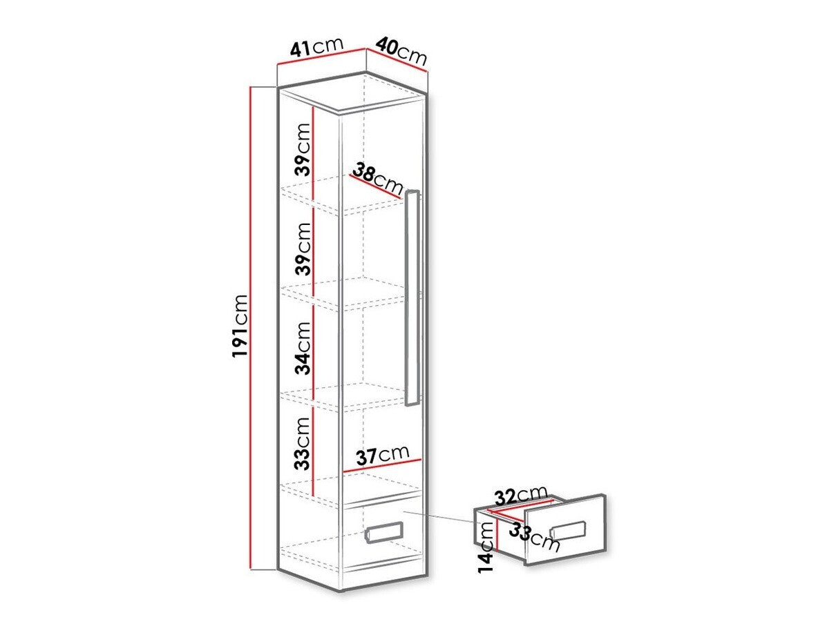 Bookcase Akron J105