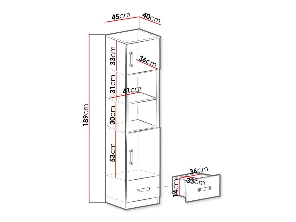 Bookcase Akron K104