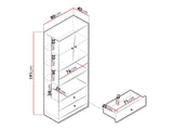 Bookcase Akron M103
