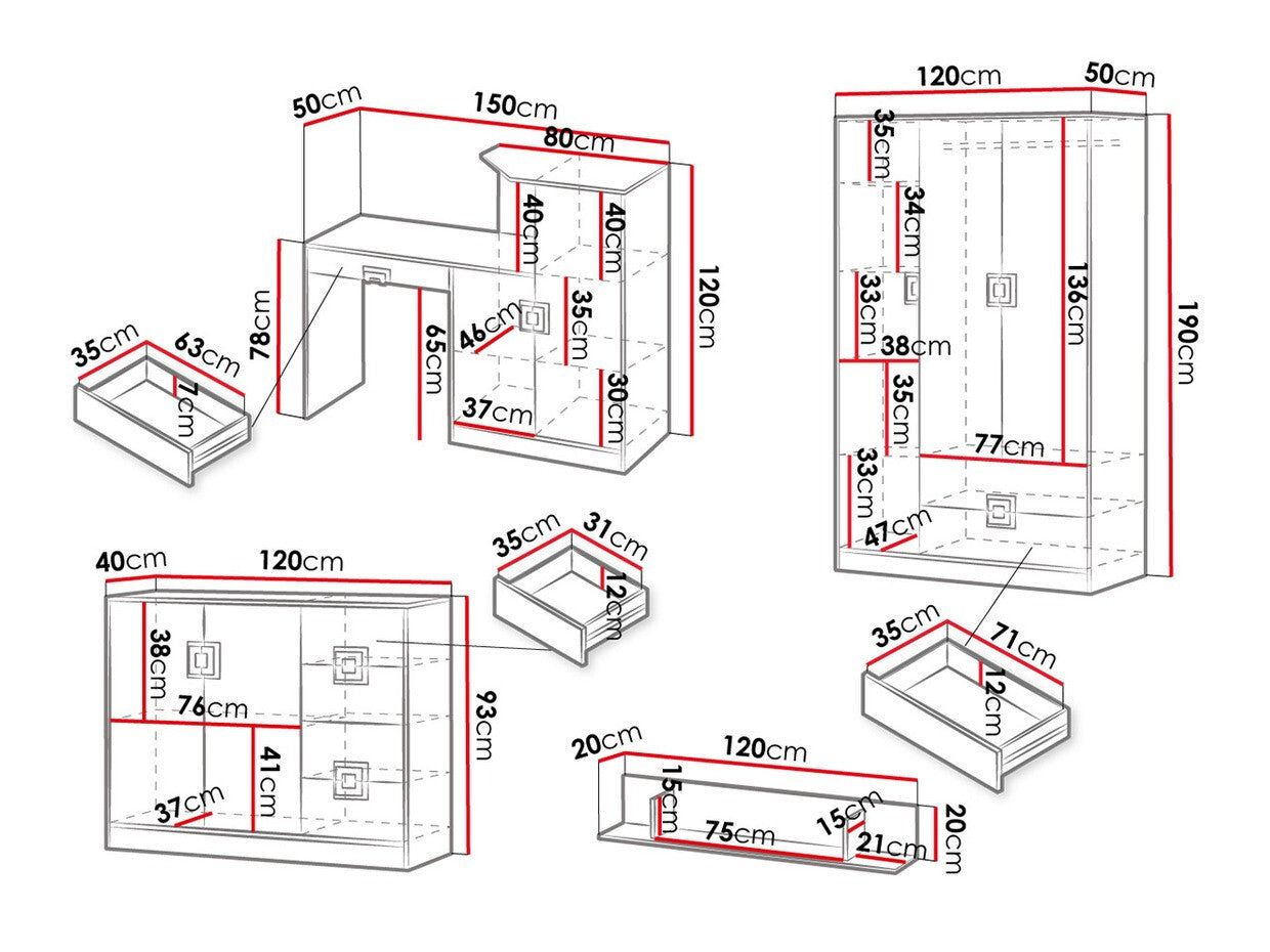 Furniture set Akron F107