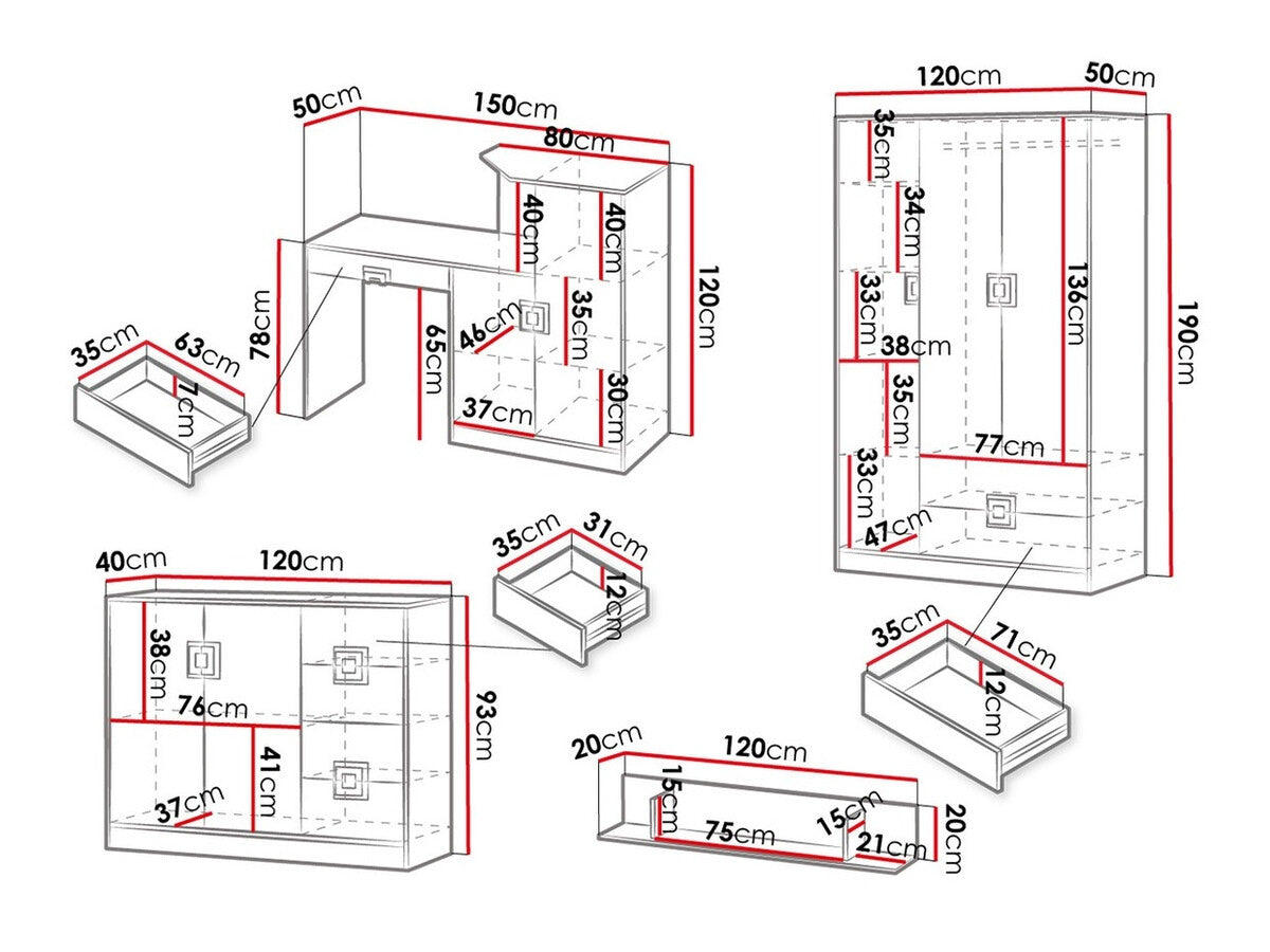 Furniture set Akron F107