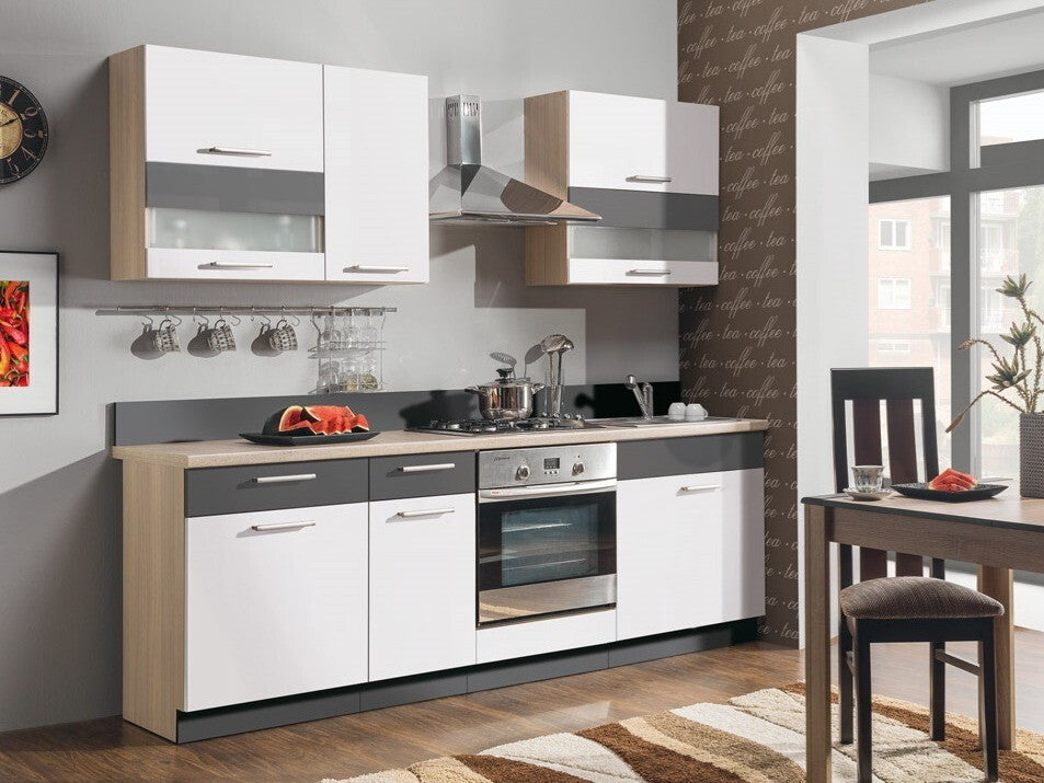 Modulopbygget vaskeskab med låger Mode White 116