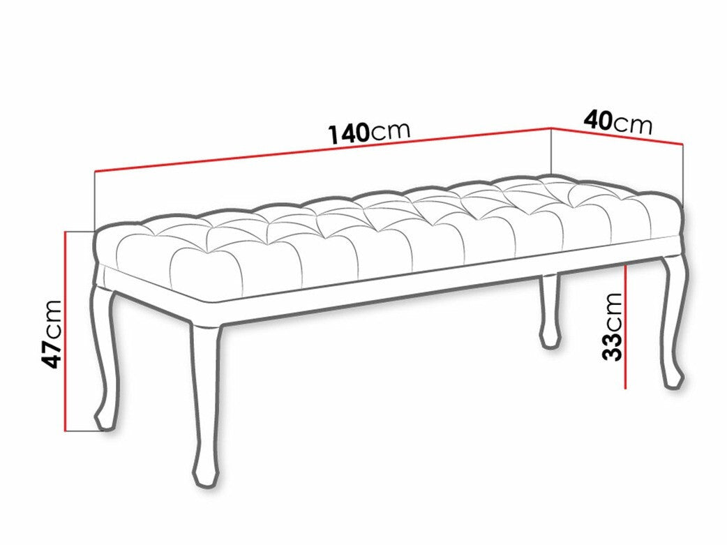 Polstret bænk Florence 105