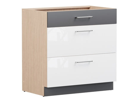 Modulskab med skuffer Mode White 124