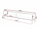 TV-bord Charlotte 160