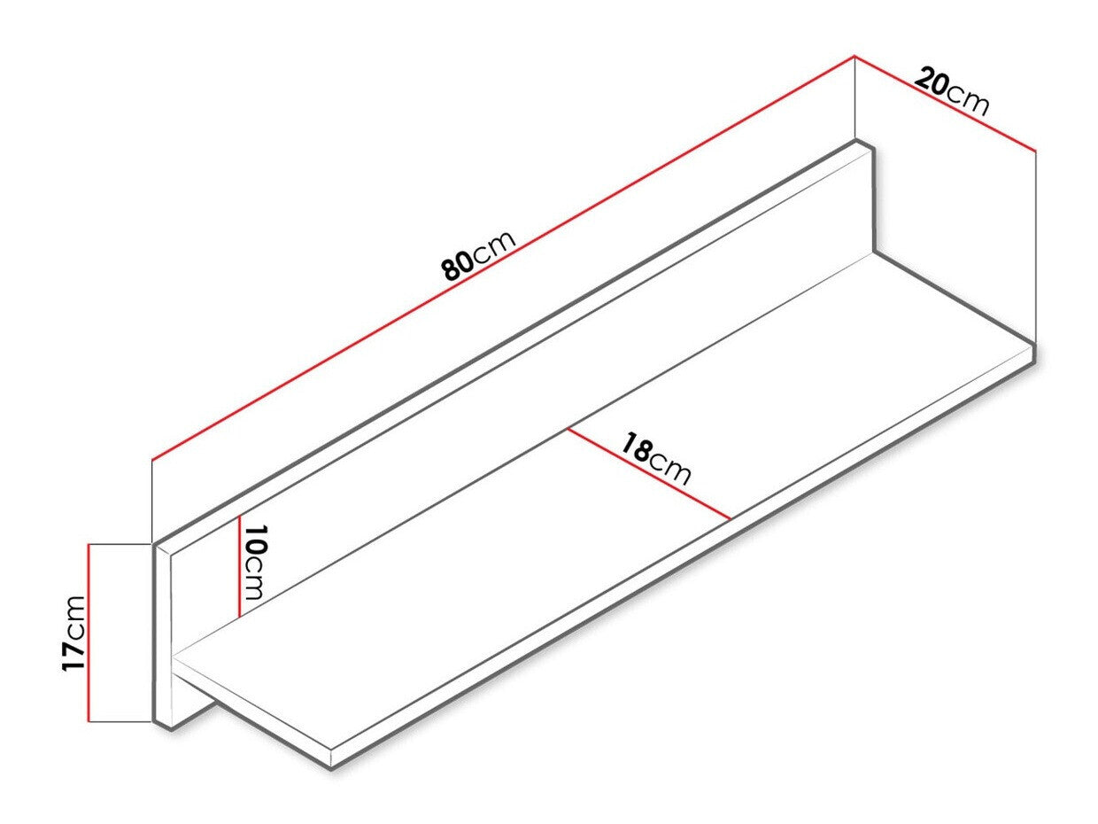 Wall shelf Akron M111