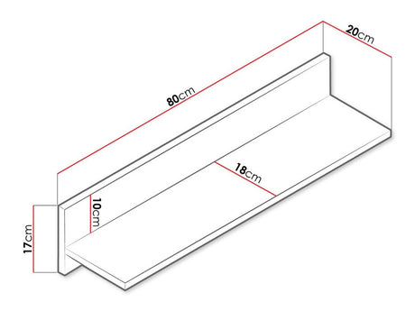 Wall shelf Akron M111