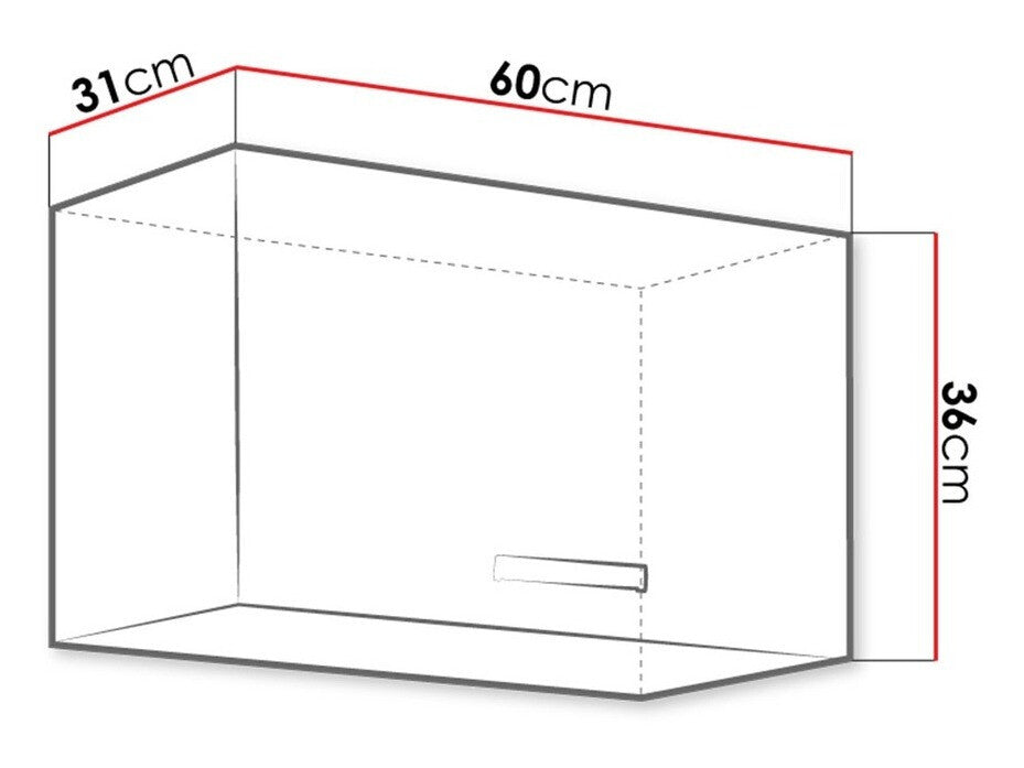 Modulært vægskab Multi White 113