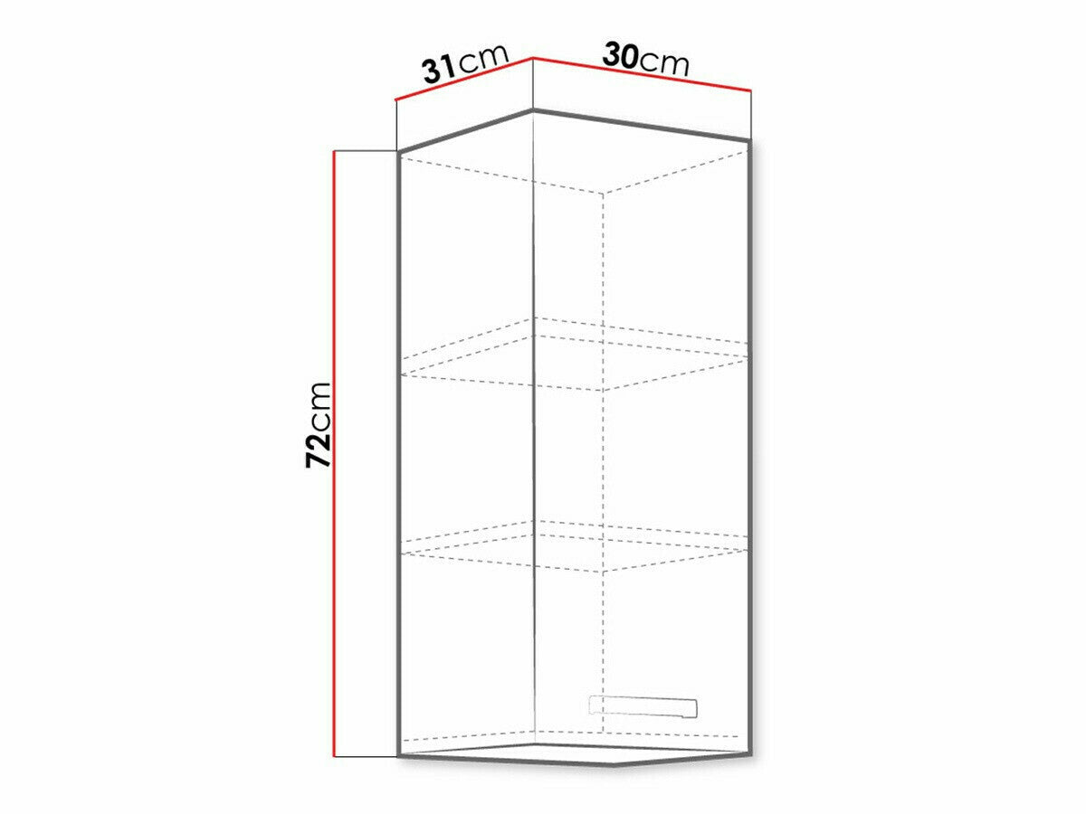 Modulært vægskab Multi Grey 104