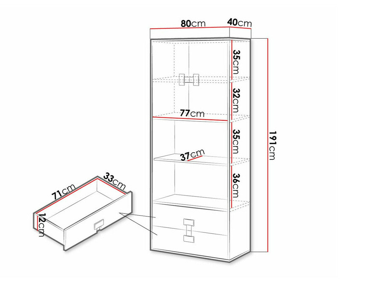 Bookcase Akron N112