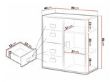 Chest of drawers Akron N103