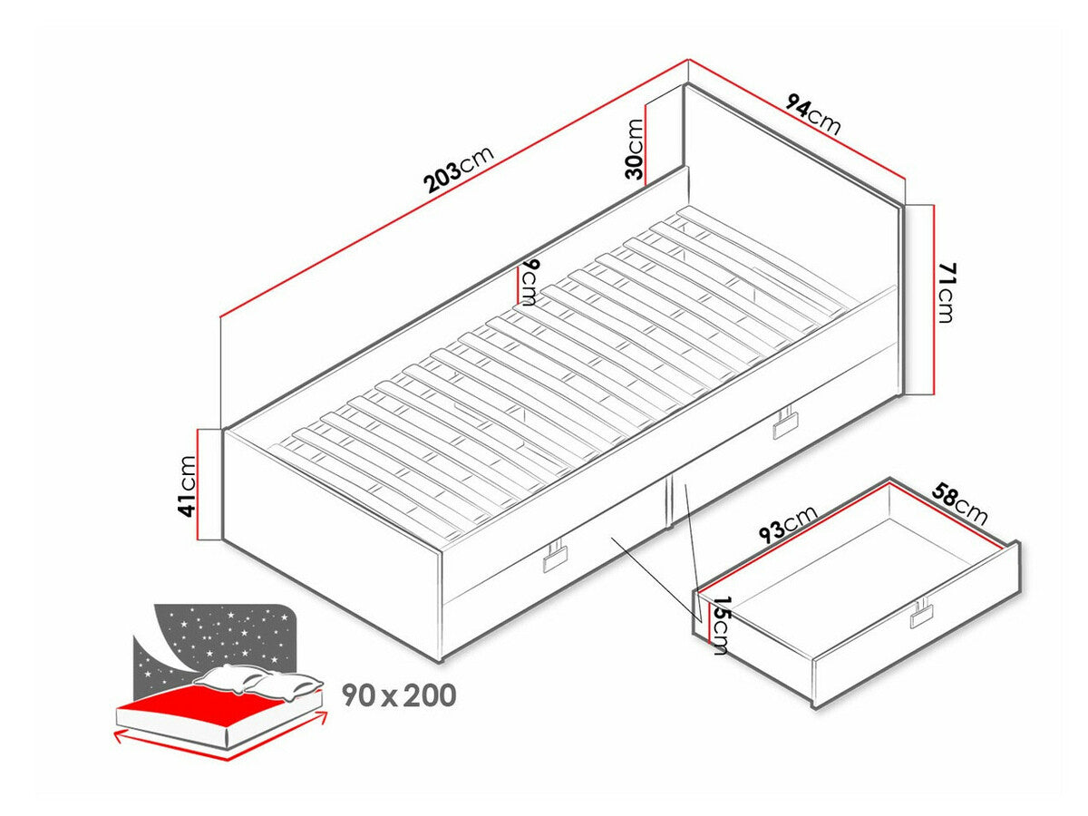 Bed Akron N106