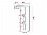 Bookcase Akron N115