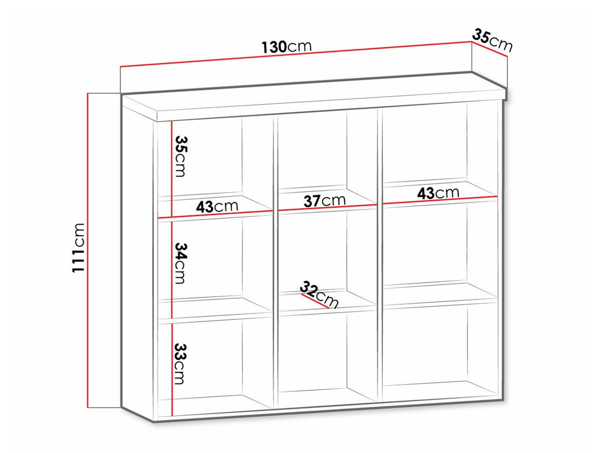 Bookcase Parma A130
